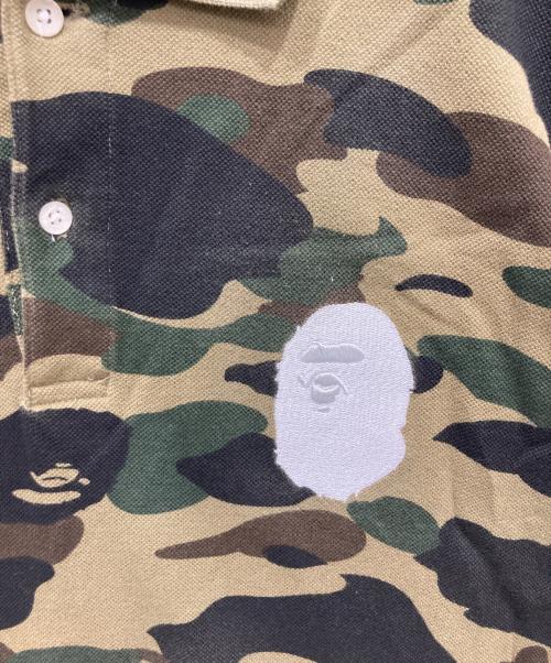 A BATHING APE（アベイシングエイプ）A BATHING APE (アベイシングエイプ) ポロシャツ カーキ サイズ:2XLの古着・服飾アイテム