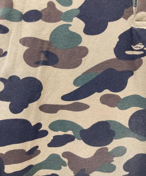A BATHING APE（アベイシングエイプ）A BATHING APE (アベイシングエイプ) ポロシャツ カーキ サイズ:2XLの古着・服飾アイテム
