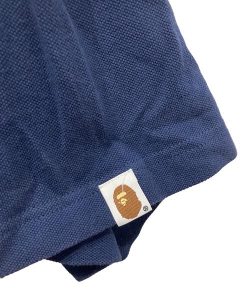 A BATHING APE（アベイシングエイプ）A BATHING APE (アベイシングエイプ) ポロシャツ ネイビー サイズ:XLの古着・服飾アイテム