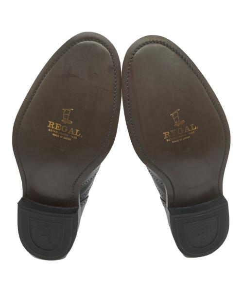 REGAL（リーガル）REGAL (リーガル) ウィングチップシューズ ブラック サイズ:27cmの古着・服飾アイテム