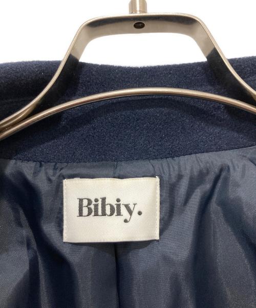 Bibiy.（ビビィ）Bibiy. (ビビィ) BIANCA PUFF JACKET ネイビー サイズ:FREEの古着・服飾アイテム