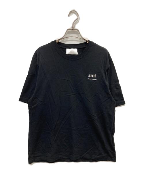 ami（アミ）ami (アミ) クルーネックTシャツ ブラック サイズ:XSの古着・服飾アイテム