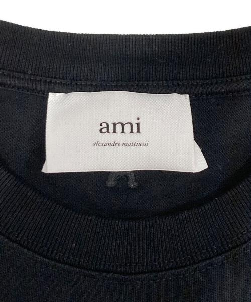 ami（アミ）ami (アミ) クルーネックTシャツ ブラック サイズ:XSの古着・服飾アイテム