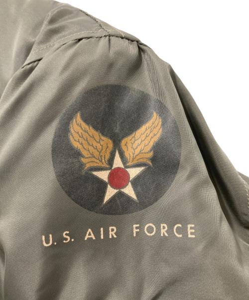 THE REAL McCOY'S（ザ・リアルマッコイズ）THE REAL McCOY'S (ザ・リアルマッコイズ) MA-1ジャケット カーキ サイズ:Lの古着・服飾アイテム