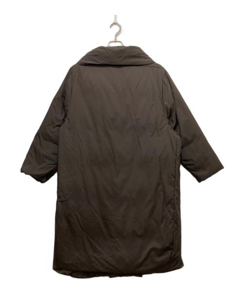 mizuiro-ind（ミズイロインド）mizuiro-ind (ミズイロインド) ドレープライトダウンコート ブラウン サイズ:FREEの古着・服飾アイテム