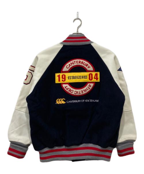CANTERBURY OF NEWZEALAND（カンターベリーオブニュージーランド）CANTERBURY OF NEWZEALAND (カンターベリーオブニュージーランド) スタジャン ネイビー サイズ:XLの古着・服飾アイテム