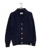 INVERALLANインバーアラン）の古着「ショールカラーカーディガン」｜ネイビー