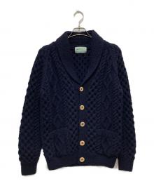 INVERALLAN（インバーアラン）の古着「ショールカラーカーディガン」｜ネイビー