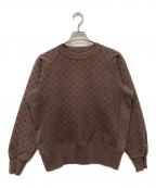 EVISUエヴィス）の古着「ラグランスウェット」｜ブラウン