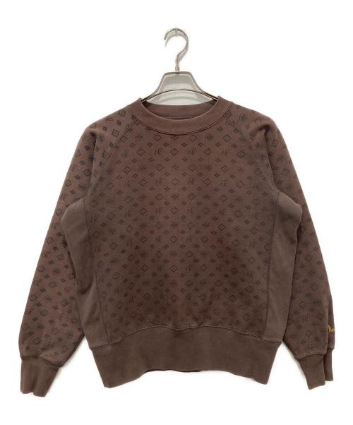 EVISU（エヴィス）EVISU (エヴィス) ラグランスウェット ブラウン サイズ:38の古着・服飾アイテム