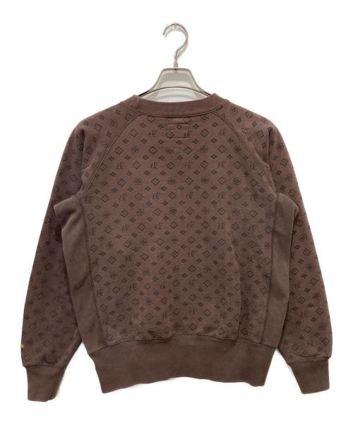 EVISU（エヴィス）EVISU (エヴィス) ラグランスウェット ブラウン サイズ:38の古着・服飾アイテム