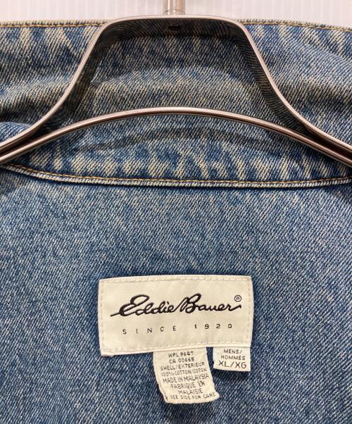 Eddie Bauer（エディーバウアー）Eddie Bauer (エディーバウアー) デニムジャケット インディゴ サイズ:XLの古着・服飾アイテム