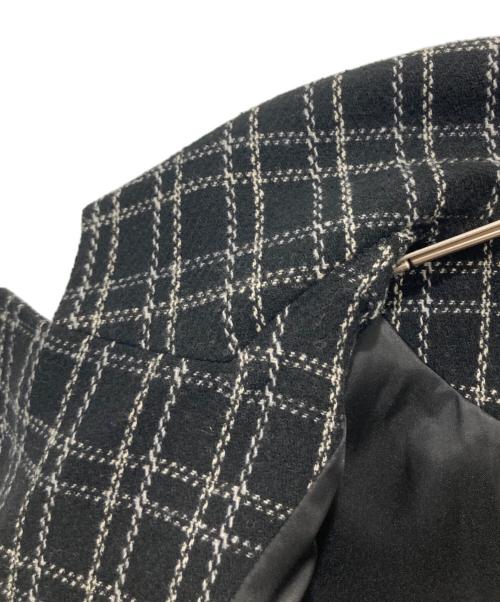 epine（エピヌ）epine (エピヌ) プリーツフリルジャケット ブラック サイズ:FREEの古着・服飾アイテム