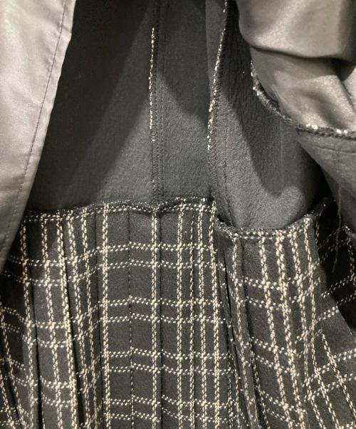 epine（エピヌ）epine (エピヌ) プリーツフリルジャケット ブラック サイズ:FREEの古着・服飾アイテム