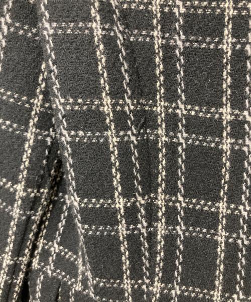 epine（エピヌ）epine (エピヌ) プリーツフリルジャケット ブラック サイズ:FREEの古着・服飾アイテム