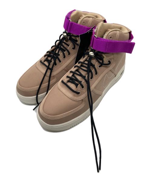 NIKE（ナイキ）NIKE (ナイキ) AIR FORCE 1 HIGH '07 LV8 ベージュ×パープル サイズ:26.5cmの古着・服飾アイテム
