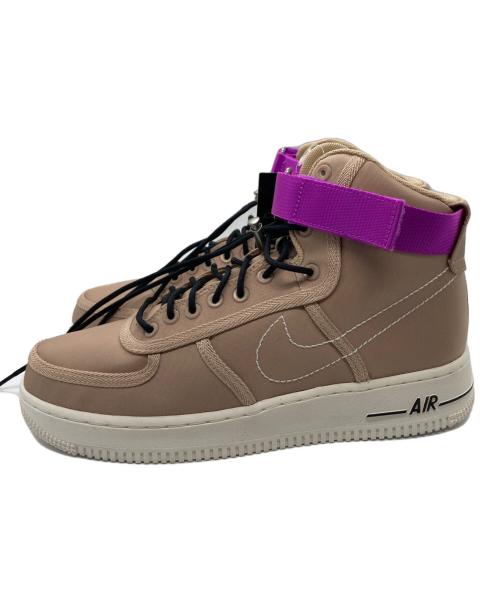 NIKE（ナイキ）NIKE (ナイキ) AIR FORCE 1 HIGH '07 LV8 ベージュ×パープル サイズ:26.5cmの古着・服飾アイテム