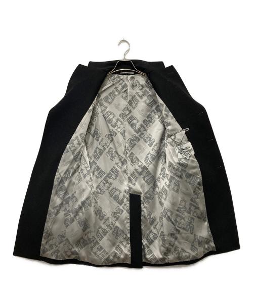 Vivienne Westwood man（ヴィヴィアン ウェストウッド マン）Vivienne Westwood man (ヴィヴィアン ウェストウッド マン) チェスターコート ブラック サイズ:46の古着・服飾アイテム