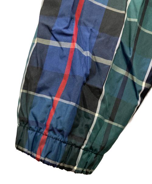 stussy（ステューシー）stussy (ステューシー) クルーズチェックコーチジャケット ネイビー×グリーン サイズ:Lの古着・服飾アイテム