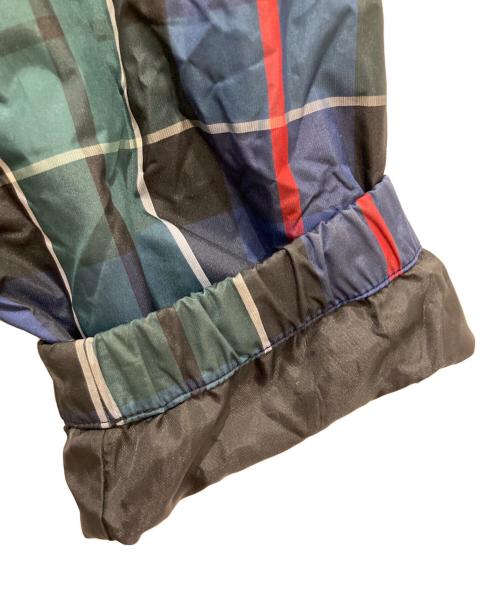 stussy（ステューシー）stussy (ステューシー) クルーズチェックコーチジャケット ネイビー×グリーン サイズ:Lの古着・服飾アイテム