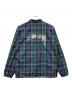 stussy (ステューシー) クルーズチェックコーチジャケット ネイビー×グリーン サイズ:L：8000円