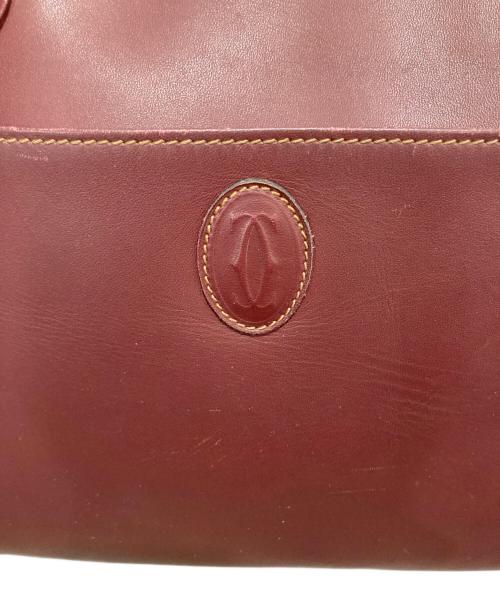 Cartier（カルティエ）Cartier (カルティエ) マストラインブリーフケース ボルドー サイズ:実寸サイズをご確認くださいの古着・服飾アイテム