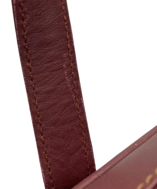 Cartier（カルティエ）Cartier (カルティエ) マストラインブリーフケース ボルドー サイズ:実寸サイズをご確認くださいの古着・服飾アイテム