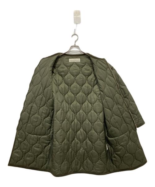 Shinzone（シンゾーン）Shinzone (シンゾーン) ノーカラーキルティングコート カーキ サイズ:FREEの古着・服飾アイテム