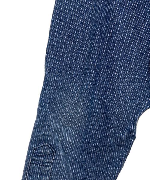 WTAPS（ダブルタップス）WTAPS (ダブルタップス) Pinstripe Long Sleeve Shirt ネイビー サイズ:Mの古着・服飾アイテム