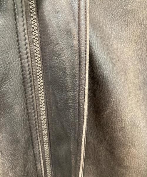 BROOKS BROTHERS（ブルックスブラザーズ）BROOKS BROTHERS (ブルックスブラザーズ) レザージャケット ブラウン サイズ:記載なしの古着・服飾アイテム