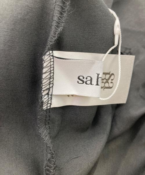 sahara（サハラ）sahara (サハラ) T-Strap Jacquard Cami Dress ブラック サイズ:表記なしの古着・服飾アイテム