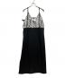 sahara（サハラ）の古着「T-Strap Jacquard Cami Dress」｜ブラック