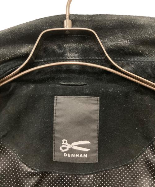 Denham（デンハム）Denham (デンハム) CONVOY TRUCKER / スウェードジャケット / カウレザージャケット ブラック サイズ:-の古着・服飾アイテム