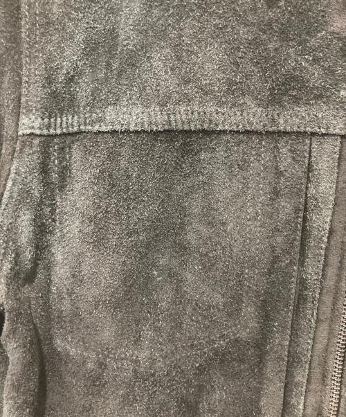 Denham（デンハム）Denham (デンハム) CONVOY TRUCKER / スウェードジャケット / カウレザージャケット ブラック サイズ:-の古着・服飾アイテム