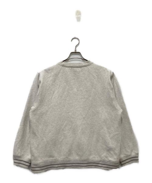 stussy（ステューシー）stussy (ステューシー) カレッジロゴスウェット ホワイト サイズ:Mの古着・服飾アイテム