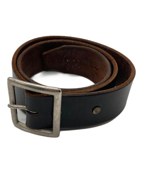 Hollywood Trading Company（ハリウッドトレーディングカンパニー）Hollywood Trading Company (ハリウッドトレーディングカンパニー) スタッズレザーベルト ブラウンの古着・服飾アイテム