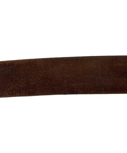 Hollywood Trading Company（ハリウッドトレーディングカンパニー）Hollywood Trading Company (ハリウッドトレーディングカンパニー) スタッズレザーベルト ブラウンの古着・服飾アイテム