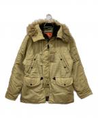 AVIREXアヴィレックス）の古着「N-3ジャケット / 中綿ジャケット」｜ベージュ