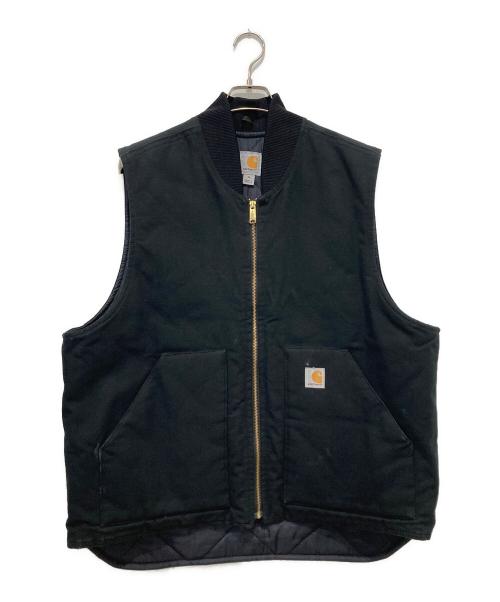 CarHartt（カーハート）CarHartt (カーハート) ダックベスト ブラック サイズ:XLの古着・服飾アイテム