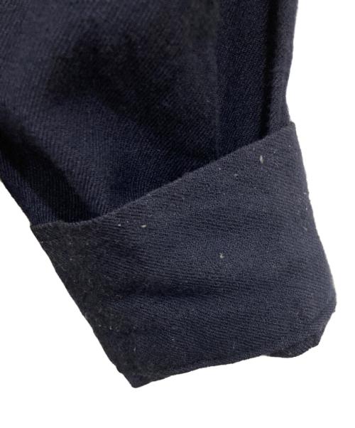 LAMOND.（ラモンド）LAMOND. (ラモンド) WOOL LINEN TUMBLER SHIRT JACKET ネイビー サイズ:3の古着・服飾アイテム