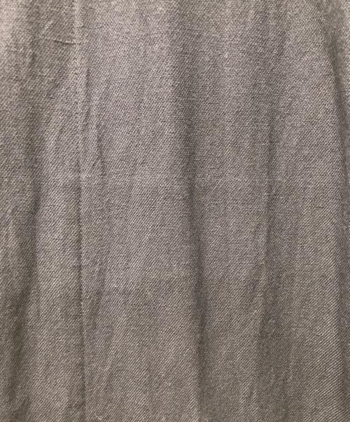 LAMOND.（ラモンド）LAMOND. (ラモンド) WOOL LINEN TUMBLER SHIRT JACKET ネイビー サイズ:3の古着・服飾アイテム