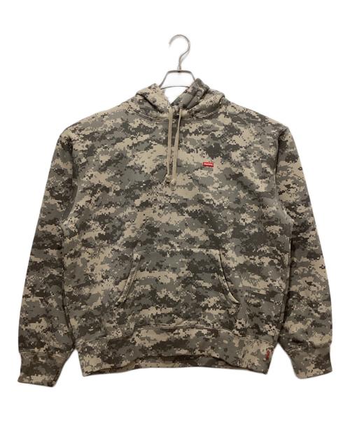 SUPREME（シュプリーム）SUPREME (シュプリーム) Small Box Hooded Sweatshirt グレー サイズ:Mの古着・服飾アイテム