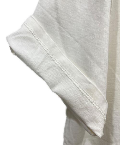 maison kitsune（メゾンキツネ）maison kitsune (メゾンキツネ) ダブルフォックスヘッド パッチ クラシック Tシャツ ホワイト サイズ:Mの古着・服飾アイテム