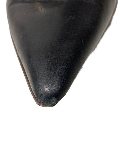 LOUIS VUITTON（ルイ ヴィトン）LOUIS VUITTON (ルイ ヴィトン) レザースタッズロングブーツ ブラック サイズ:36の古着・服飾アイテム