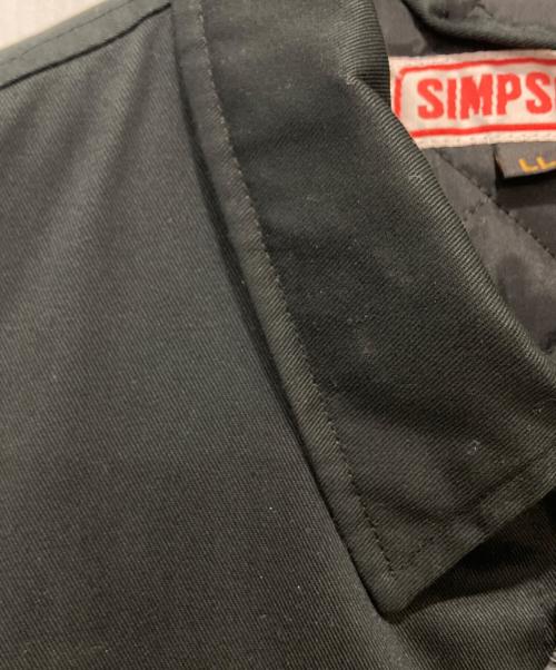 SIMPSON（シンプソン）SIMPSON (シンプソン) 中綿レーシングジャケット ブラック サイズ:XLの古着・服飾アイテム