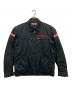 SIMPSON（シンプソン）の古着「中綿レーシングジャケット」｜ブラック