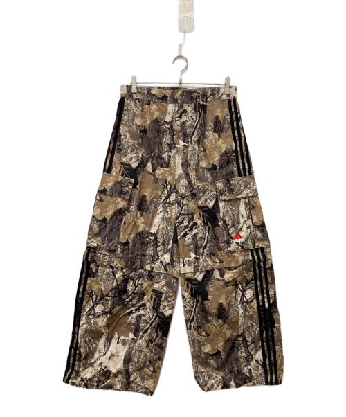 adidas（アディダス）adidas (アディダス) 迷彩 カーゴ ジップオフ パンツ カーキ サイズ:Lの古着・服飾アイテム