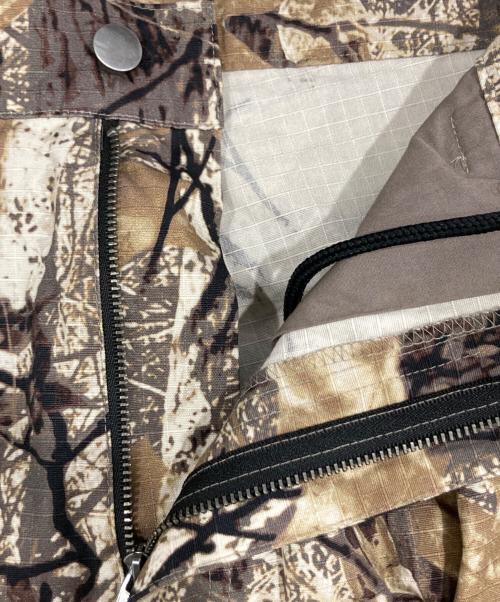 adidas（アディダス）adidas (アディダス) 迷彩 カーゴ ジップオフ パンツ カーキ サイズ:Lの古着・服飾アイテム