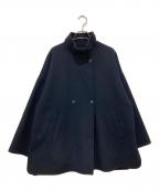SLOBE IENAスローブ イエナ）の古着「souple woolダブルフェイススタンドコート」｜ネイビー