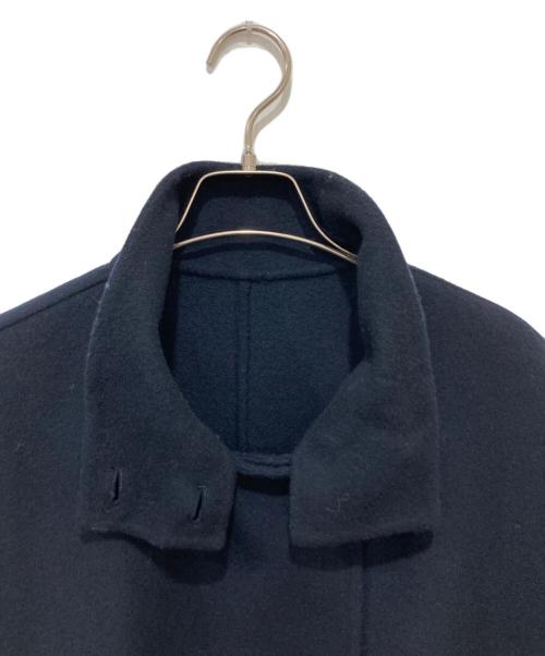 SLOBE IENA（スローブ イエナ）SLOBE IENA (スローブ イエナ) souple woolダブルフェイススタンドコート ネイビー サイズ:記載なしのため実寸参照の古着・服飾アイテム